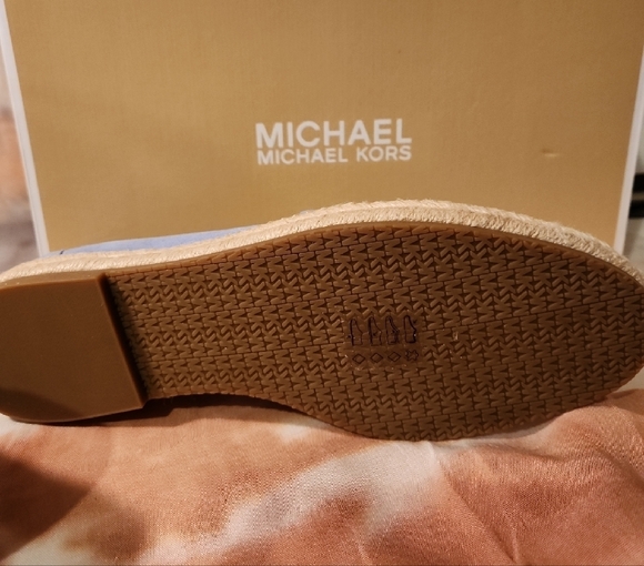Michael Kors French Blue Lennon Espadrille Size 9.5 - Picture 6 of 10